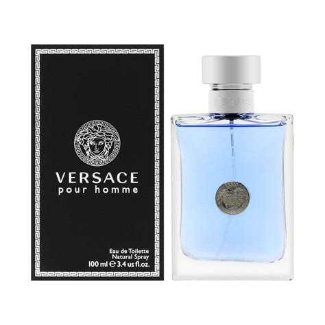 versace pour humme|Versace Pour Homme Eau De Toilette Natural Spray, 3.4 Fl Oz.